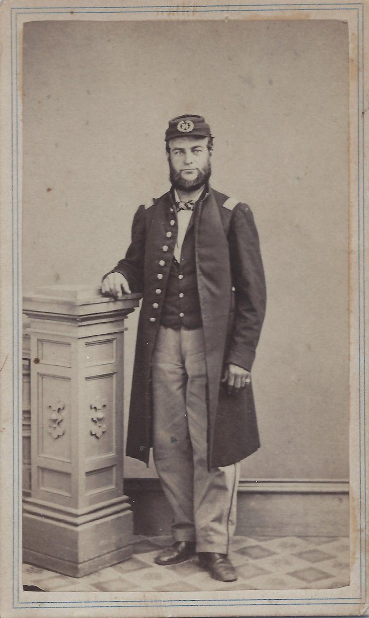 Lt Orrin W Beach, 34th New York Infantry (c. 1863)