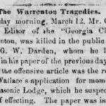 The Warrenton Tragedies (1869)